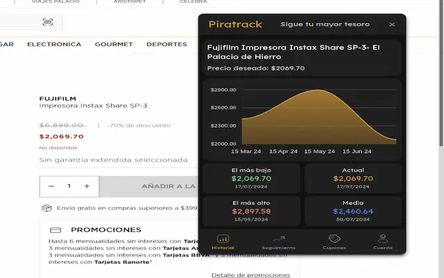 Piratrack screenshot